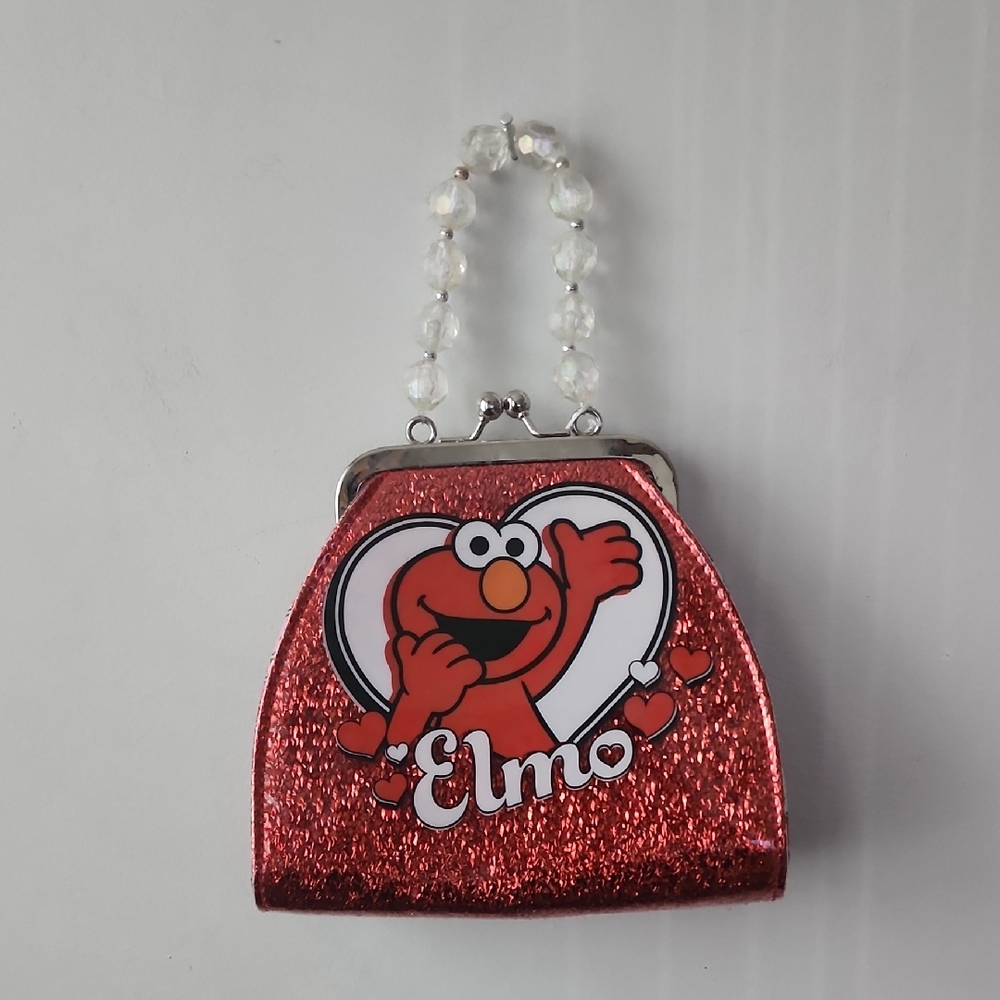 Elmo Red Glitter Kids Bag